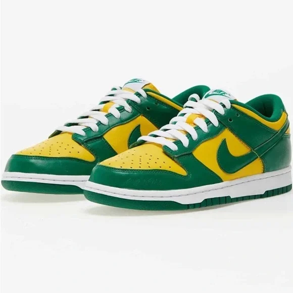 NWT Nike Dunk Low Brazil - Size 9.5 Men - Picture 3 of 11